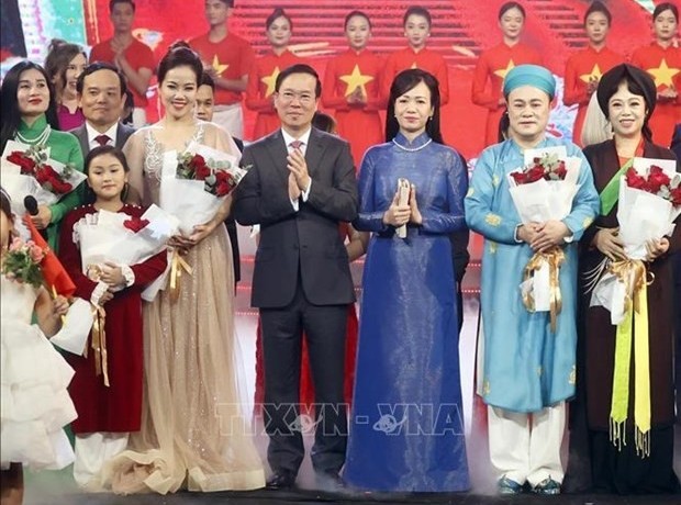 President hosts ceremony marking 78th anniversary of National Day