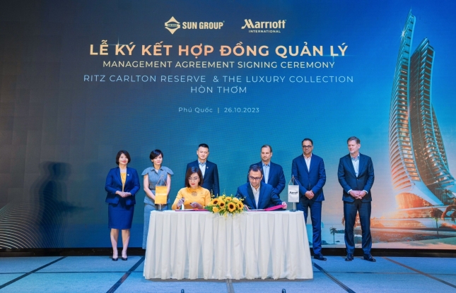Sun Group, Marriott International cooperate to manage two luxurious resorts in Phu Quoc