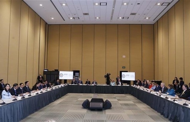 President works with US-APEC Business Coalition in San Francisco