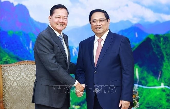 Prime Minister hosts Cambodian deputy PM