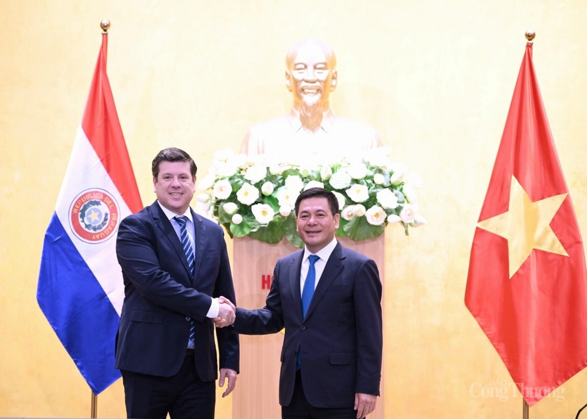 Vietnamese Minister of Industry and Trade Nguyen Hong Dien met with Paraguayan Minister of Industry and Commerce Javier Gimenez