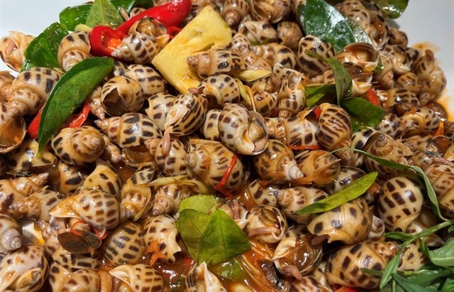 Dishes cooked from sea snails help put Việt Nam on the world culinary map