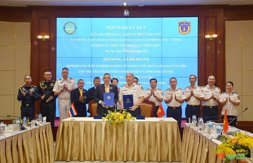 Vietnam, Thailand ink MoU on maritime law enforcement cooperation