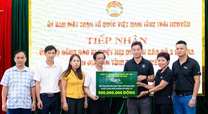 Carlsberg Vietnam donates more than VND1 billion to northern regions affected by typhoon and flooding