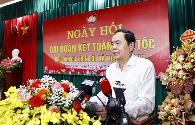 NA Chairman attends national great unity festival in Ha Nam