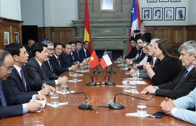 State President receives leader of Socialist Party of Chile