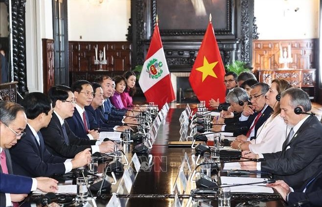 Vietnamese, Peruvian Presidents hold talks in Lima