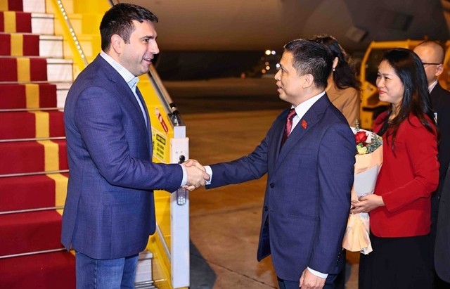 Armenian NA President arrives in Hà Nội, beginning official visit to Việt Nam