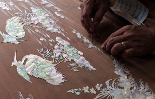 The essence of Chuon Ngo Mother-of-Pearl Inlay Village