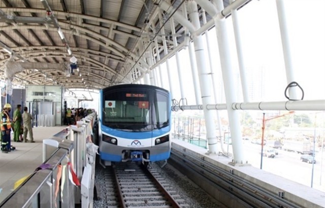 HCM City’s first metro line set to commence operations next month