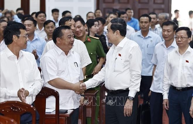 NA Chairman meets Hau Giang voters