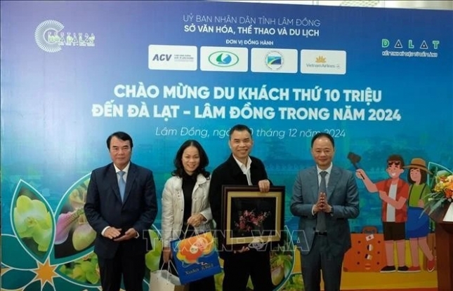 Lam Dong welcomes 10 millionth tourist in 2024