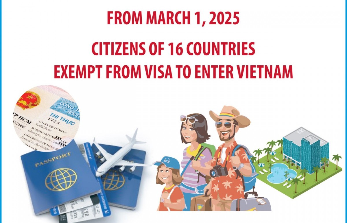 vietnam grants visa exemptions to citizens of 16 countries